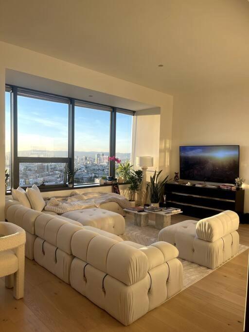 Luxury Highrise Condo Downtown La Los Angeles Eksteriør bilde